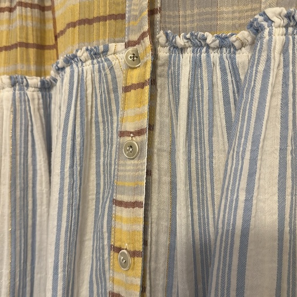 We the Free.  Waiting On Summer Plaid, oversized, boxy fit,
blouse/tunic. - Picture 4 of 12